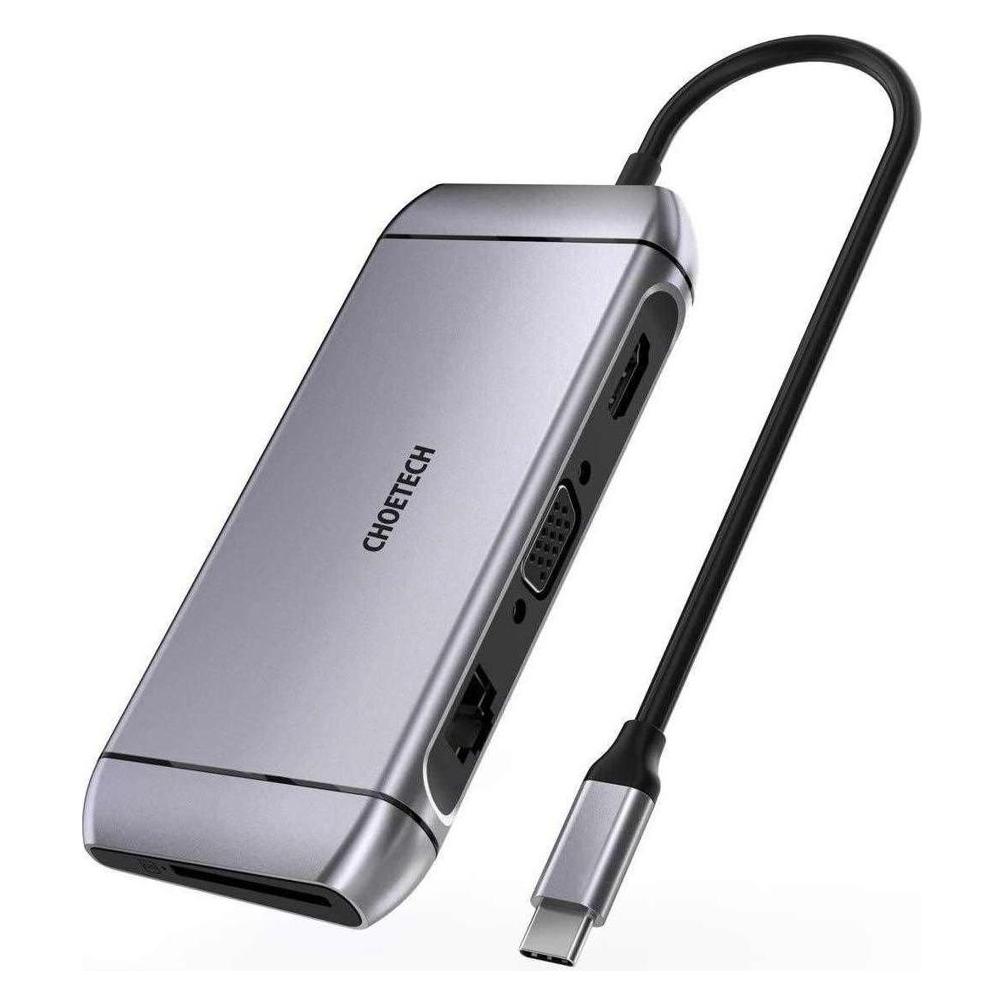Choetech HUB-M15 (USB-C, 9 Ports) (HUB-M15 GRAY)