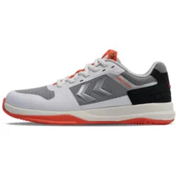 hummel, Unisex, Hallenschuhe, Power Play Pro (37), Rot, Weiss, Schwarz