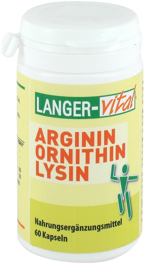 Arginin/ornithin 1000 Mg/tg Kapseln 60stk
