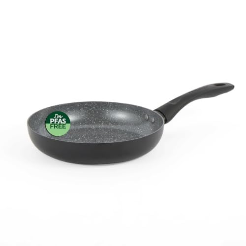 Progress BW12902EU7 Marble Ceramic koekenpan 24 cm – Anti-aanbak omeletpan met marmer-keramische coating, geschikt voor inductie, PFAS-vrij