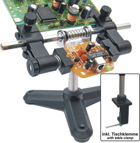 Donau Elektronik Platinenhalter 360° drehbar, 270° schwenkbar 1St.