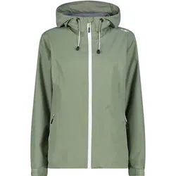 CMP Damen Regenjacke WOMAN JACKET FIX HOOD, Größe 42 in Grün Grün
