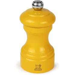 Peugeot Bistro Pfeffermühle 10 cm Safrangelb lackiertes Holz, Pfeffermühle + Salzmühle, Gelb
