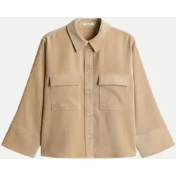 Hemdbluse Ferrell aus Cord 20042-golden beige 36