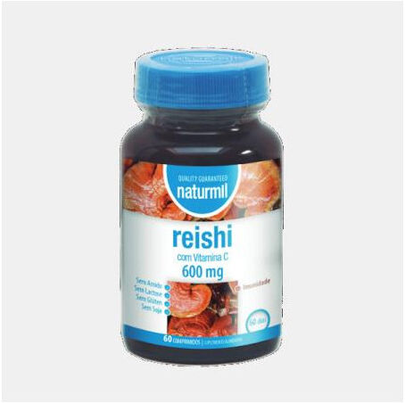 NATURMIL REISHI COM VITAMINA C 60 COMPRIMIDOS