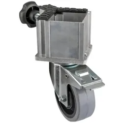 Showgear Mammoth Dex Single Leg Insert Swivel Wheel, Montage Lichttechnik