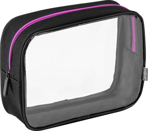 PAGNA Reisetasche Schwarz, Transparent, Rosa P9952434