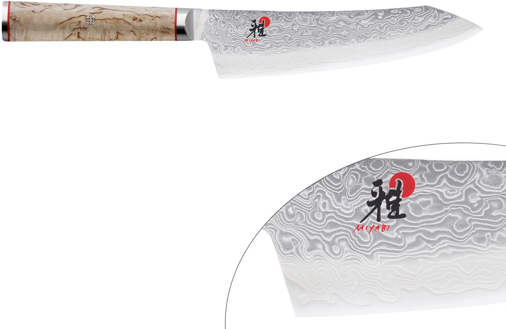 MIYABI 5000 MCD - Rocking Santoku - Lemmet: 180mm