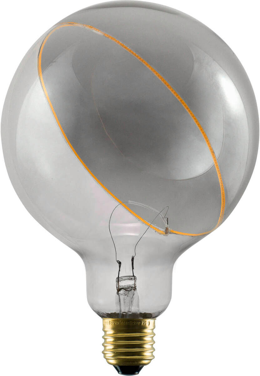 Slv Led Illusion Globe 125 Slanting Top, Led-Leuchtmittel, Smokey, E27, Phase, 5w, 2200k - Led Lampen Sockel E27