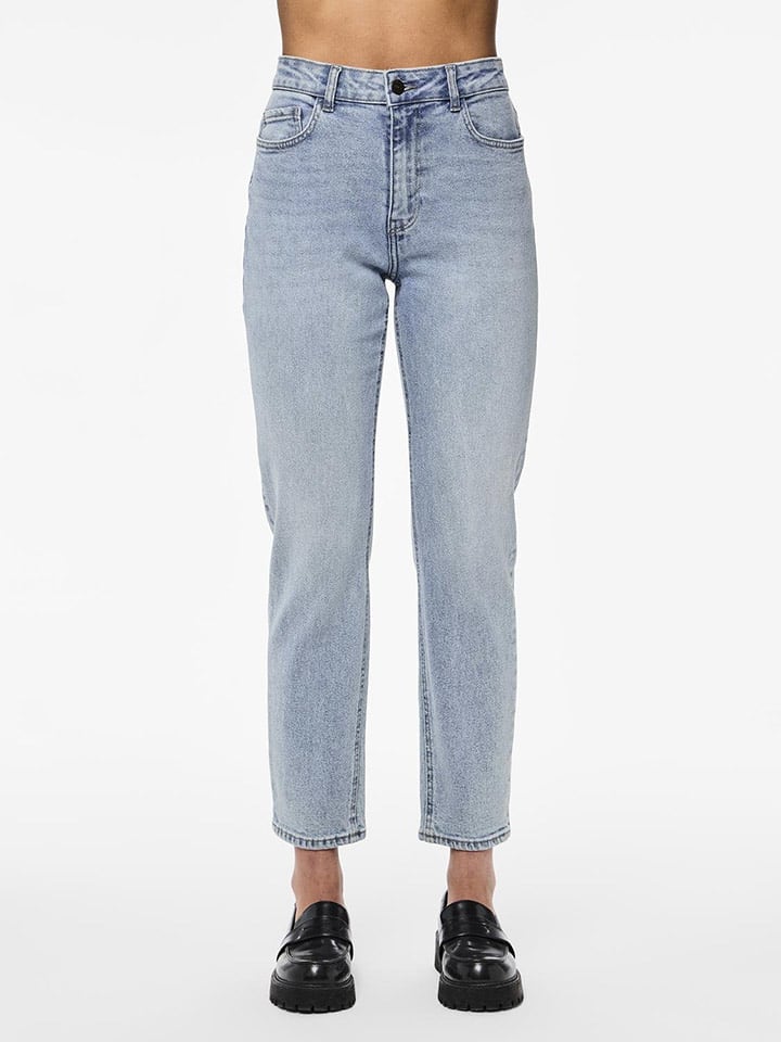 Pieces Jeans "Bella" - Tapered fit - in Blau - W26/L32