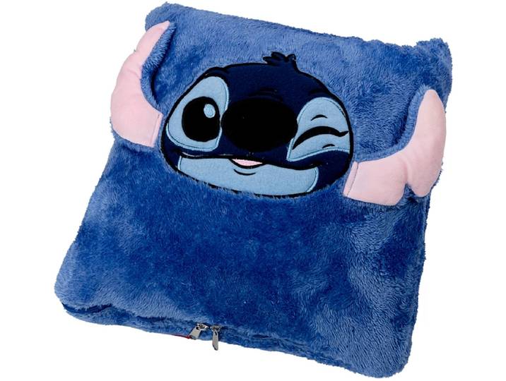 DISNEY Decke STITCH 40x40cm blau bedruckt