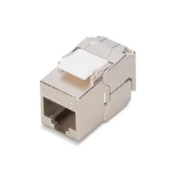 Digitus CAT 6A  Kompakt-Keystone Modul, geschirmt, werkzeugfreier Montageanschluss