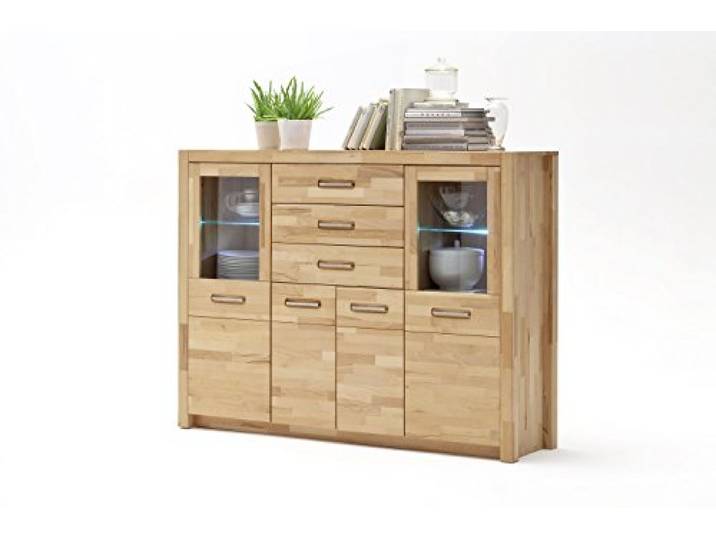 Highboard Kernbuche massiv geölt