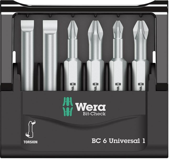 WERA Bit-Satz Bit-Check 6 Universal 1