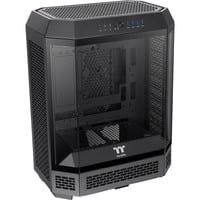 The Tower 600 Black, Tower-Gehäuse schwarz, Tempered Glass x 3