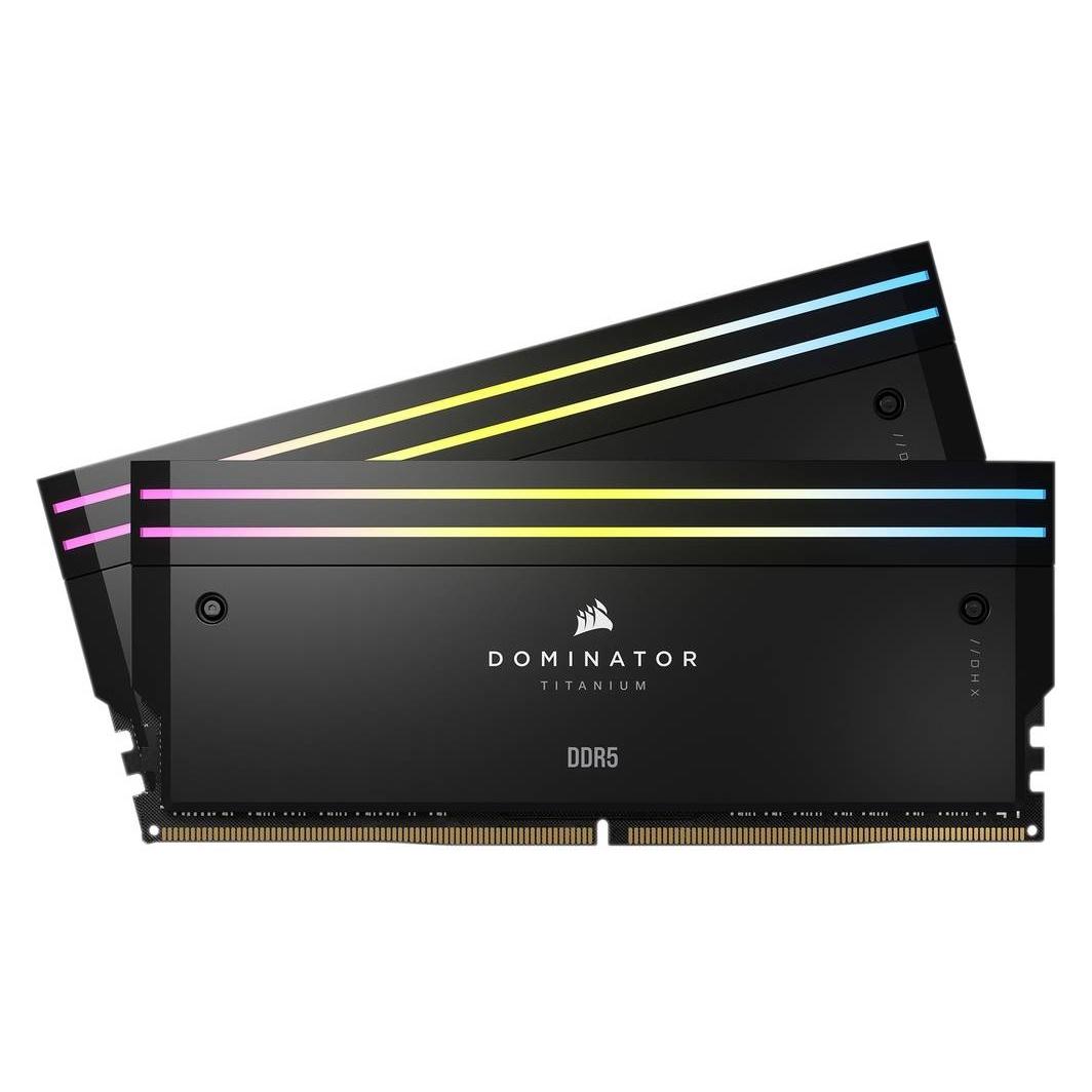 Corsair Dominator Titanium (2 x 24GB, 7200 MHz, DDR5-RAM, DIMM) (CMP48GX5M2X7200C36)