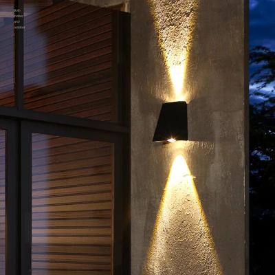 Inspire Curations LumiArc Solar Up Down Wall Light Waterproof Outdoor LED Garden Accent Lamp 1pcs