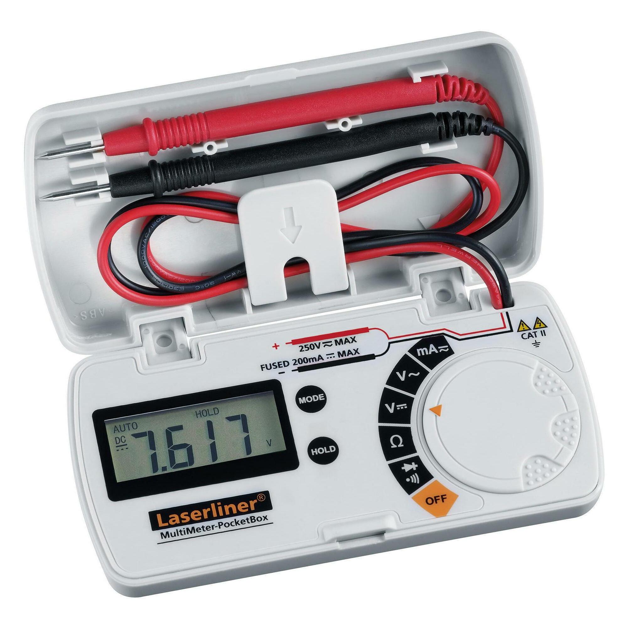 Laserliner Multimeter PocketBox, Funktionen: Diodentest-Funktion (Hand-Multimeter) (083.028E)