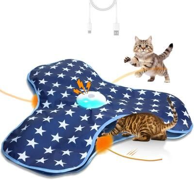 Uplifted Finds Pounce Master Smart Hide & Seek Interactive Toy blue