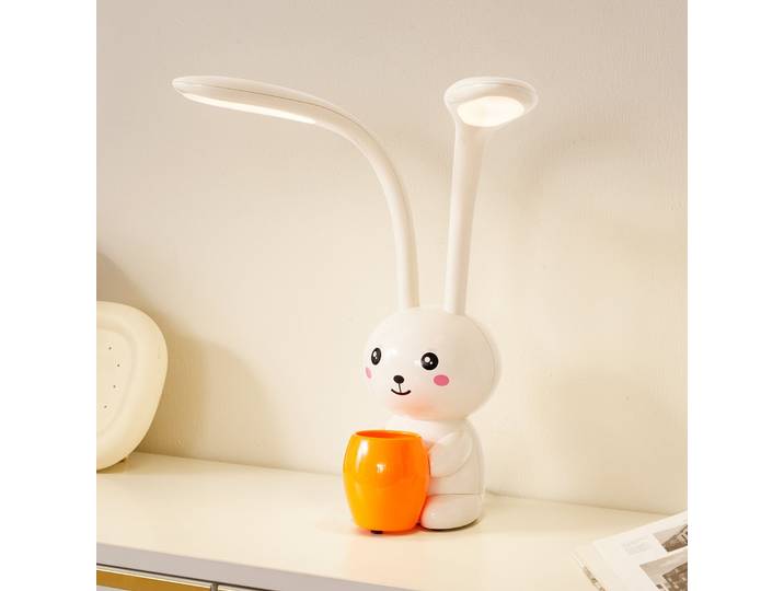 Haas LED Lampe de Table CCT Dim. Beige - Lindby - Chambre d'enfant - Jeune - Plastique - Multi-ampoules