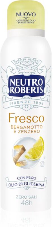 Neutro Roberts Bergamotto e Zenzero Deodorant Spray mit 48-Stunden Wirkung 150 ml