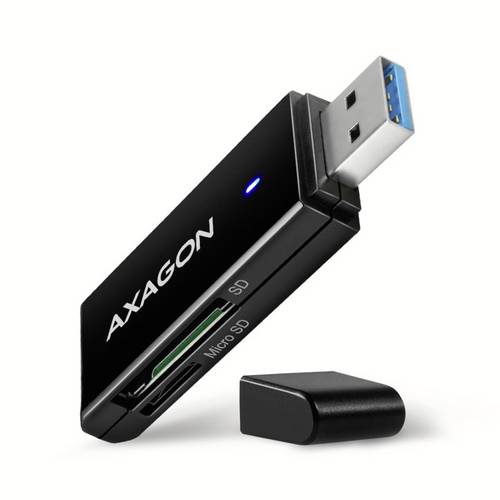 AXAGON CRE-S2N Externer Speicherkartenleser USB-A Schwarz
