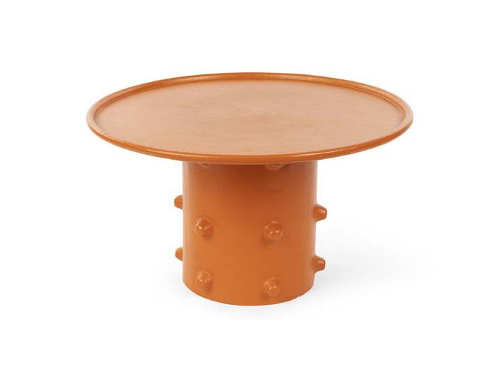 Couchtisch Sverre – aus Aluminium in Orange - Orange - Luxusbetten24