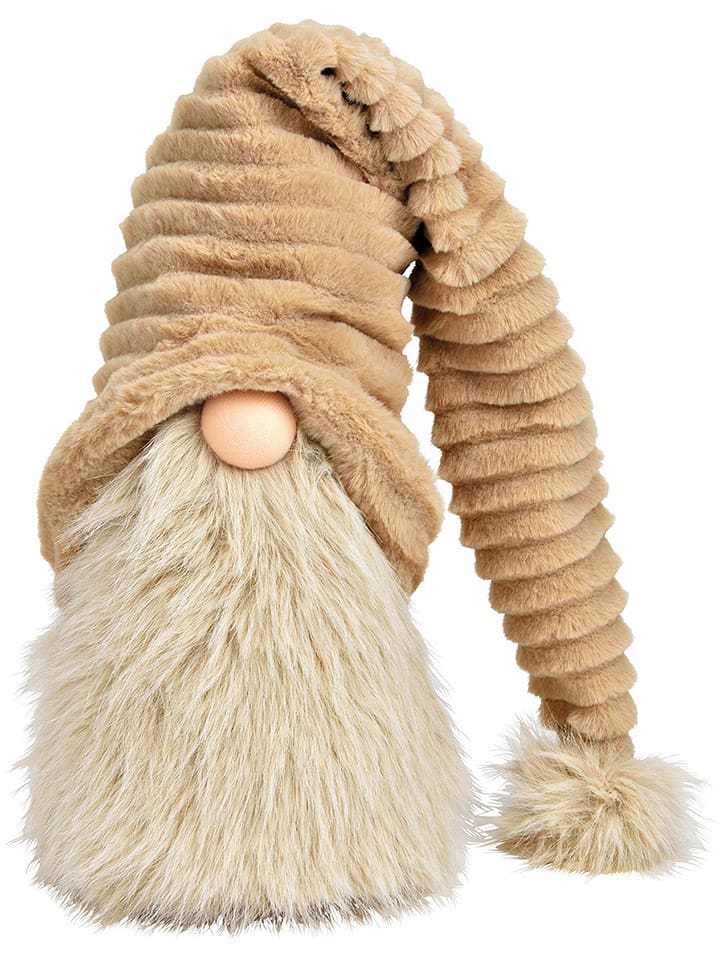G. Wurm Dekoobjekt "Wichtel" in Beige - (B)22 x (H)33 x (T)16 cm - onesize
