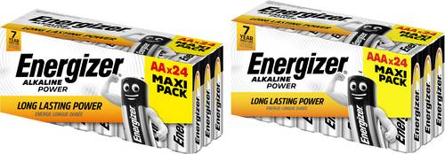 Energizer Batterie-Set Micro, Mignon 48St.