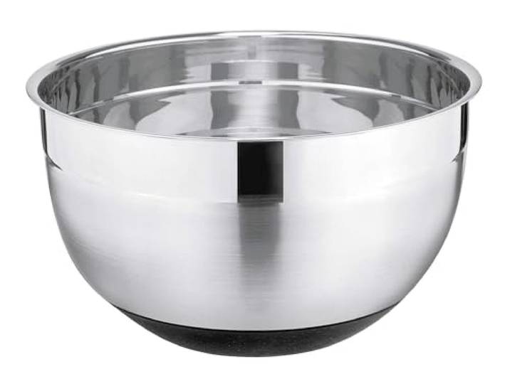 Weis 11070 kom 3L, roestvrij staal, zilver