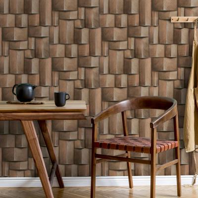 Vliestapete MARBURG "Tapete Modern Cubes", braun, B:0,53m H:0,01m L:10,05m, Vlies, Tapeten, moderne Vliestapete für Wohnzimmer Schlafzimmer Küche
