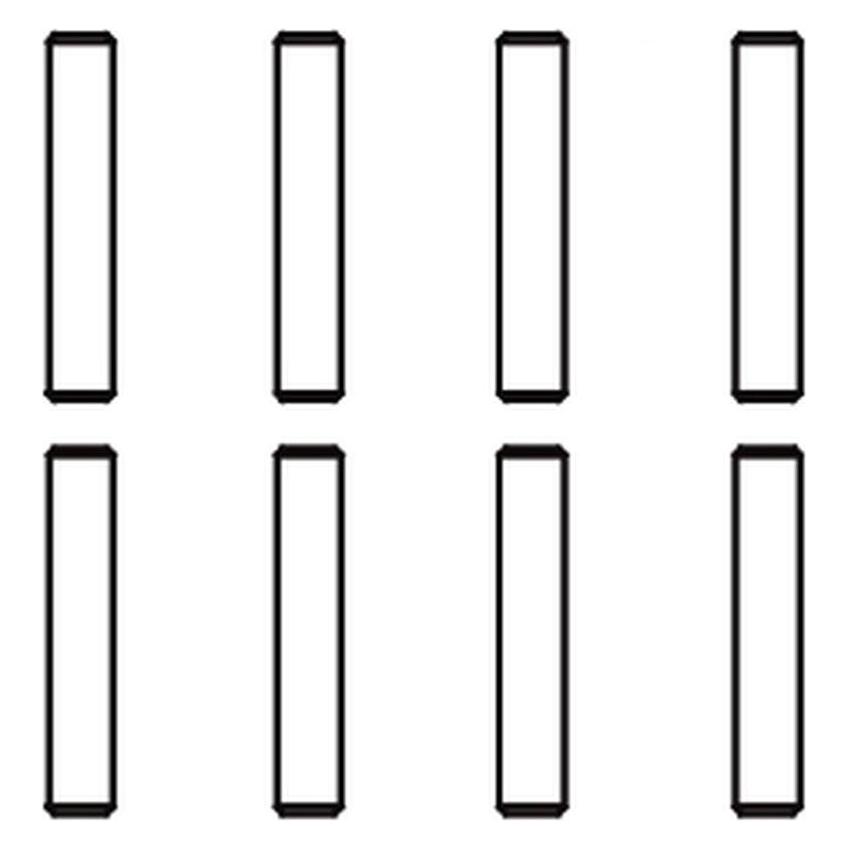 Jamara Stift 2x11 Tiger-Splinter-Cocoon-Dakar Radaufn VE8 (505061)