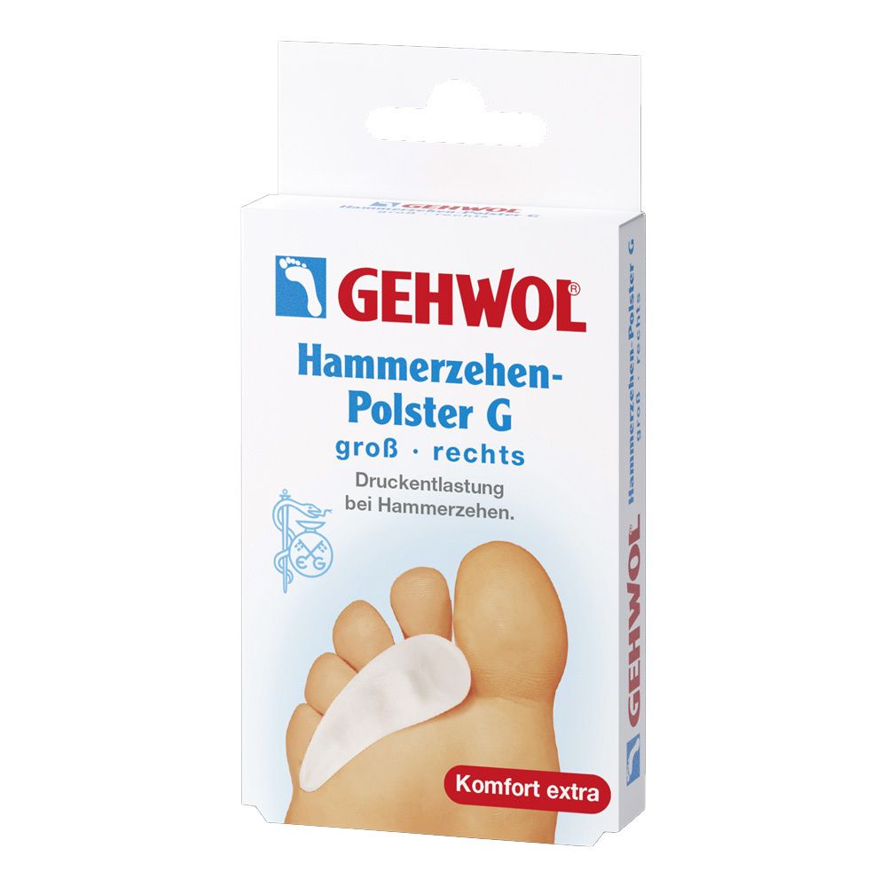 Gehwol Polymer Gel Hammerzehenpolster G rechts 1 St Einlagen