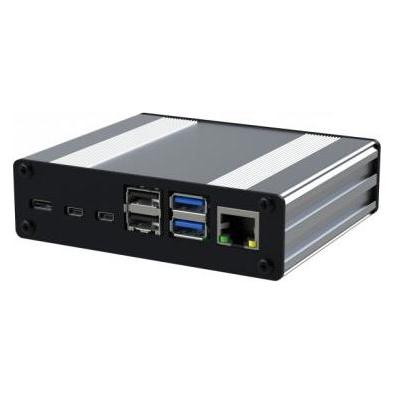 RS PRO Raspberry Pi Gehäuse, Aluminium Silber, passend für Raspberry Pi 4 (2309822)
