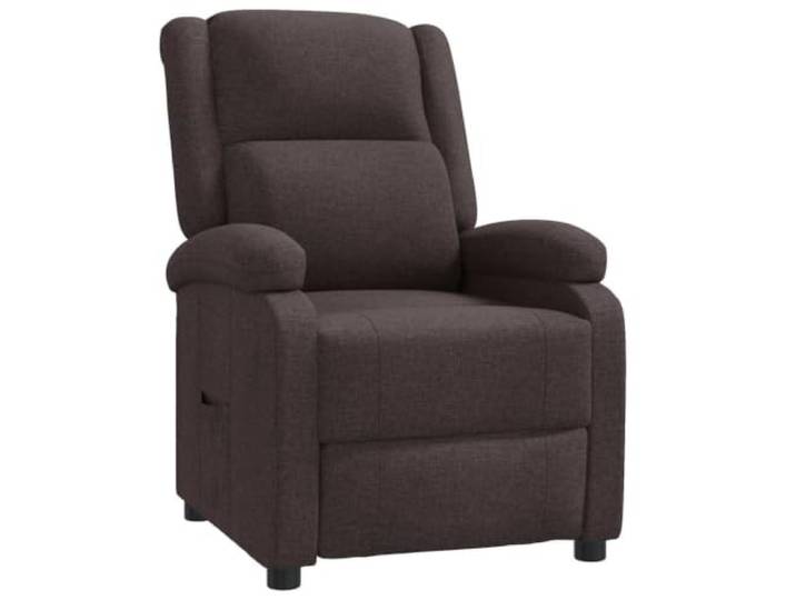 Makastle Relaxsessel Dunkelbraun Stoff