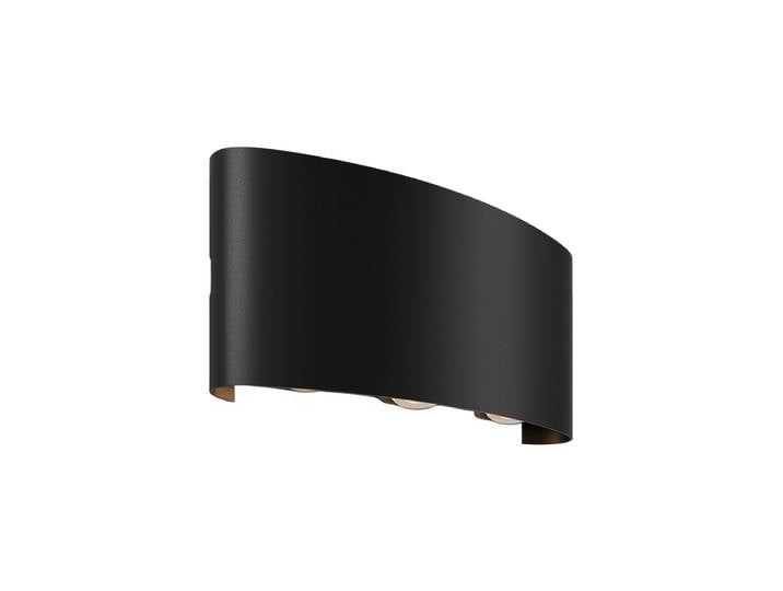 Wide LED Design Wandlampe Strato Schwarz Maytoni
