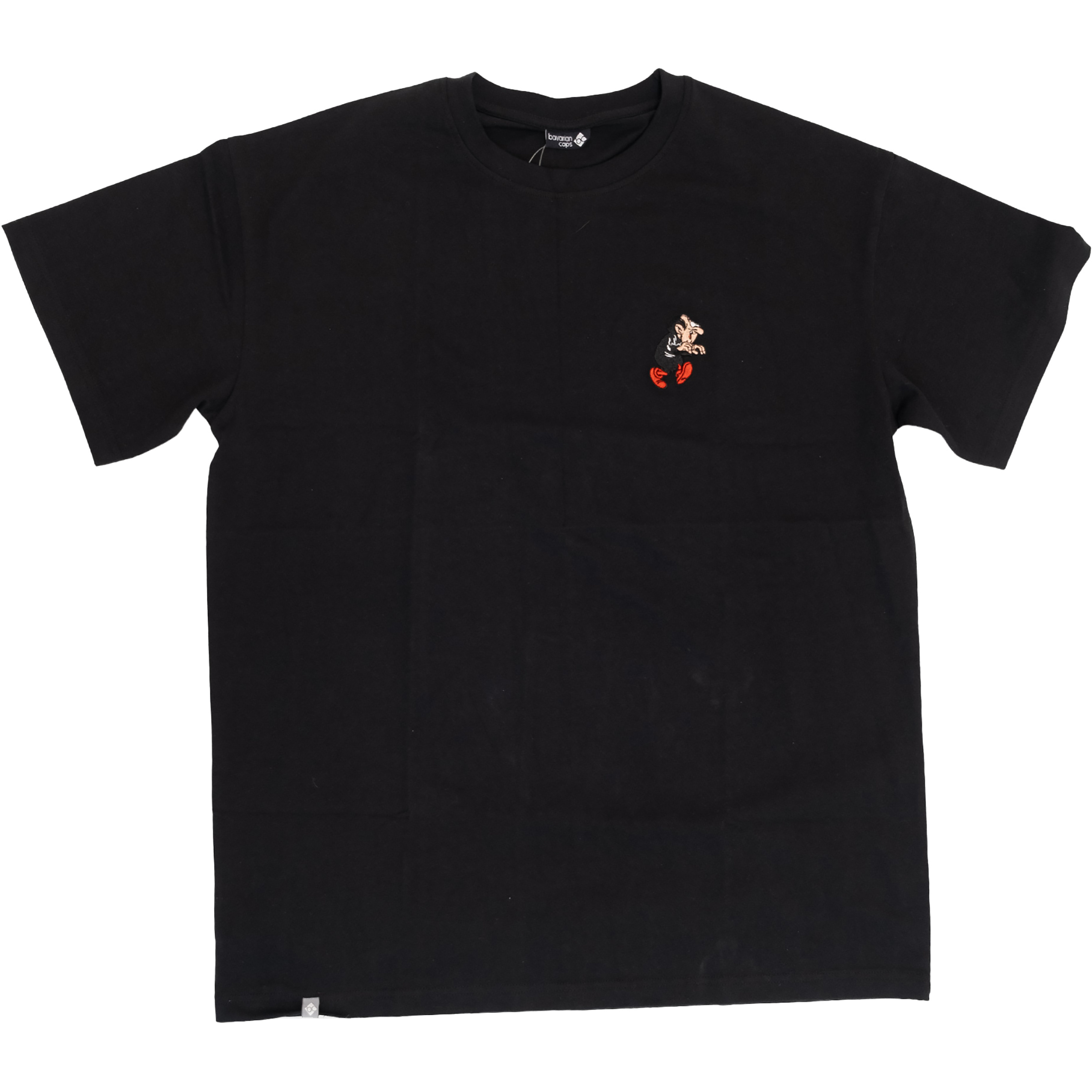 Bavarian Caps Gargamel Herren T-Shirts schwarz Größe S Lifestyle Atmungsaktiv