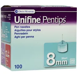 Unifine Pentips Kanüle 31 G 8 mm 100 St