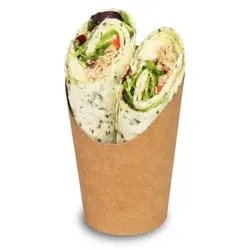 Pack4Food24 1000 Snackbecher für Wraps Tortillas Tacos Pommes to go braun Papier/PE 80x120mm 150ml