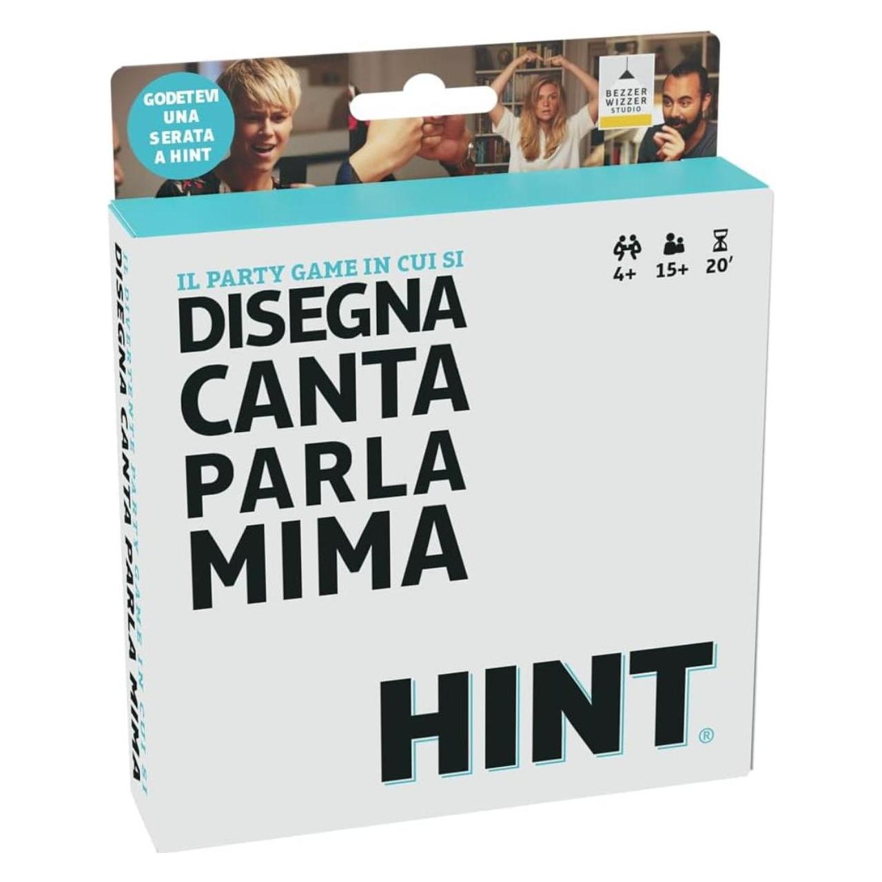 Bezzerwizzer Asmodee Hint Pocket Travel Edition Board Game, 8+ Years, 2-4 Players, Edizine in Italian (Italienisch, 4 Spieler) (GTAV1770)