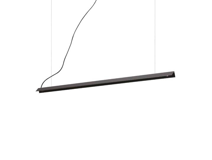 IDEAL LUX Hängeleuchte V-Line, schwarz, für Wohn- / Esszimmer, Aluminium, Modern