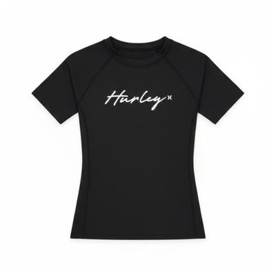 Hurley - Women's Rash S/S Tee - Lycra Gr M schwarz