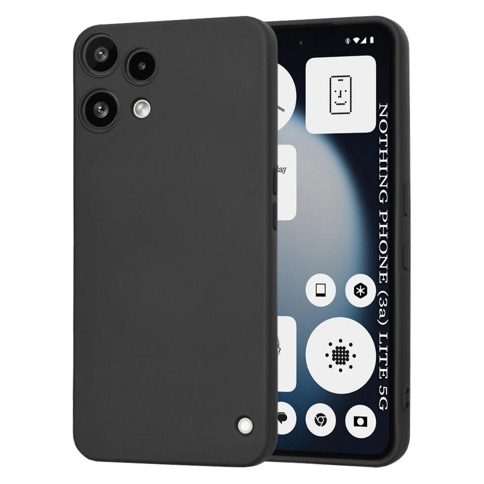 Techsuit - SoftFlex - Nothing Phone (3a) Lite - Black (Nothing Phone (3a)) (65465230)