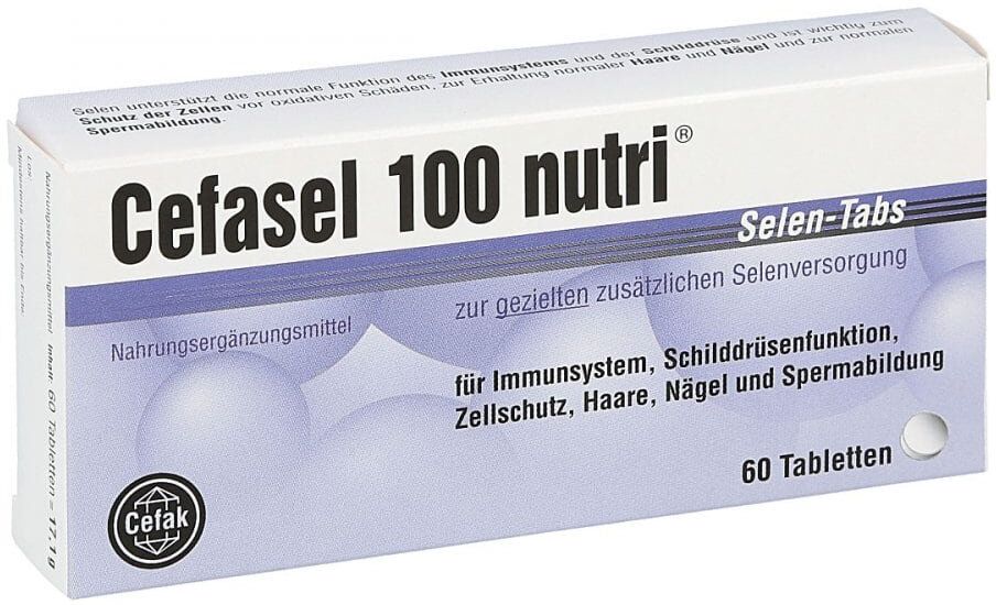 Cefasel 100 nutri Selen-tabs