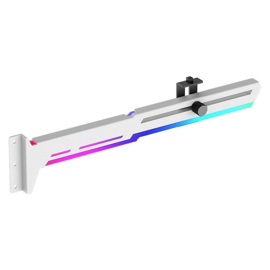 1st Cool 1stCOOL GPU Holder ARGB - metal adjustable white VGA holder (UP-H02-W-ARGB)