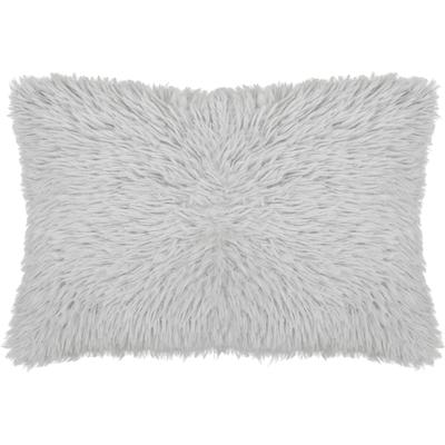 Dekokissen ZOEPPRITZ1828 "Reborn", grau (cloud, felloptik), B:60cm L:40cm, Polyester, Dekokissen_Sitzkissen_Kissenhüllen, weiche Kunstfell Kissenhülle