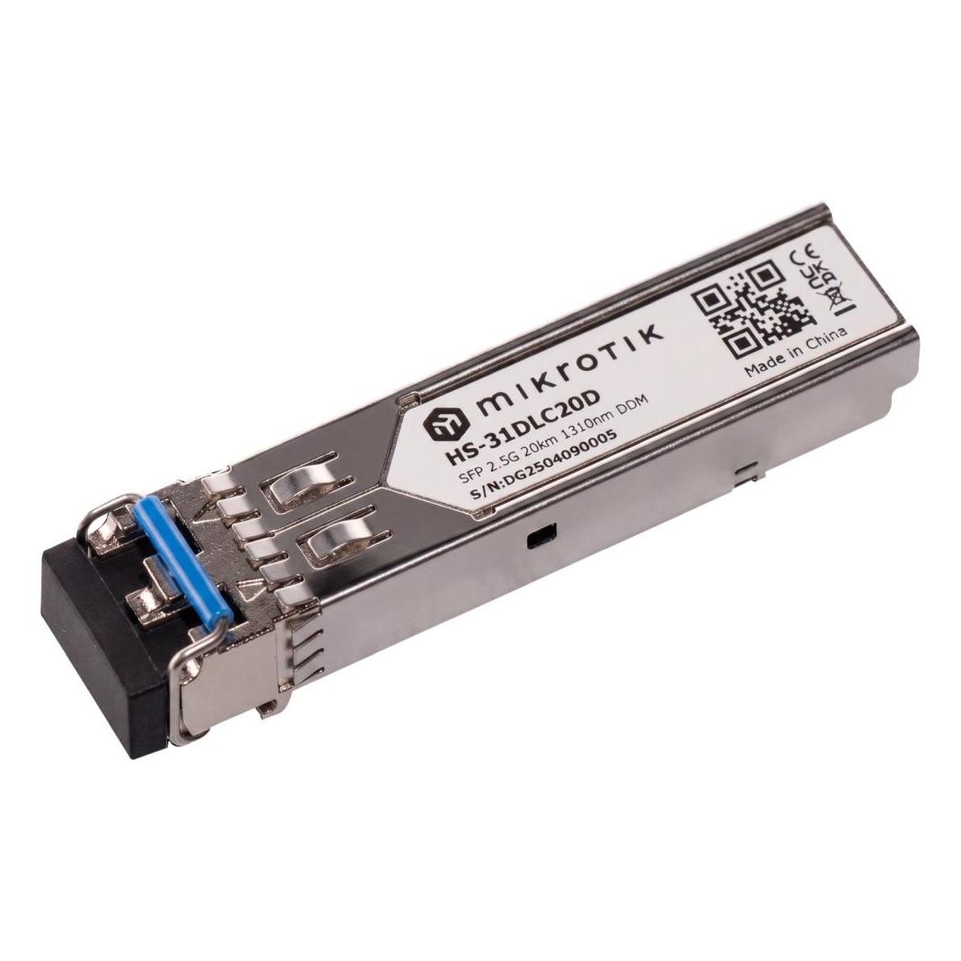 MikroTik HS-31DLC20D / Optischer Transceiver / SM / 20 km / 1/2,5G / 1330 nm / DDM (HS-31DLC20D)
