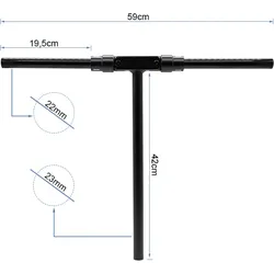 42/59 cm manillar plegable para Smartgyro