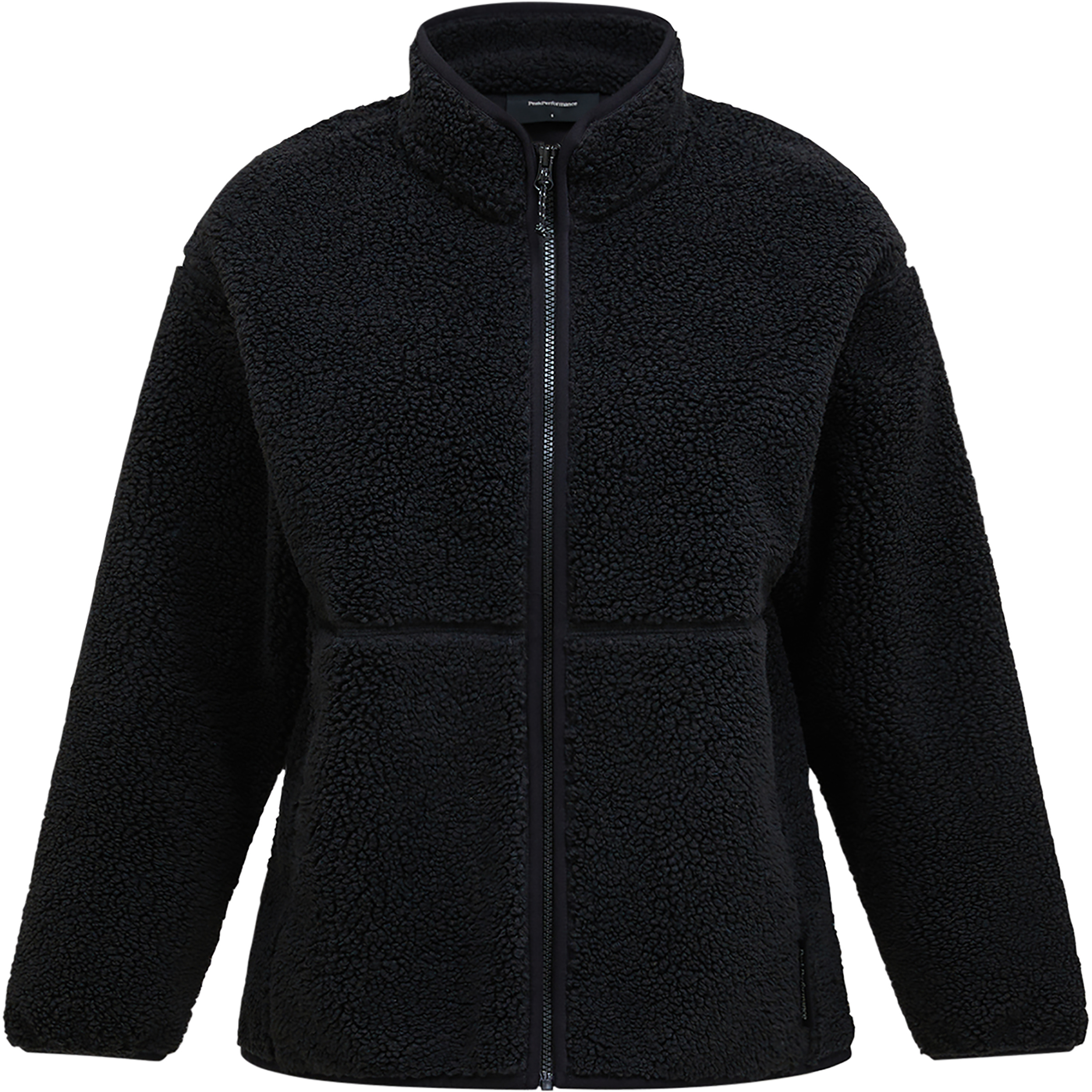 Peak Performance Solid Pile Damen Fleecejacke schwarz Größe XS Lifestyle Atmungsaktiv