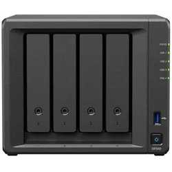 Synology DP340 DATA PROTECTION EUR V1.0, NAS, Schwarz